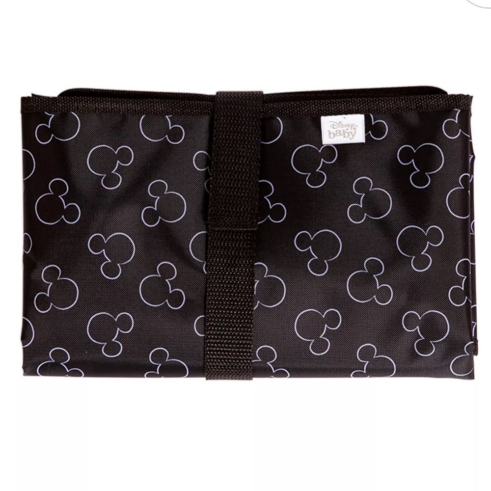 Disney Black Diaper Cover with Mickey Mouse Design. One Size.